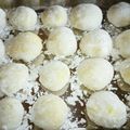 さどあきこ♪'s cooksnap of when they made さつまいもミルク大福.
