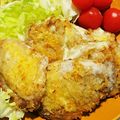 riea1130's cooksnap of when they made カツレツ風!薄切り肉のチーズ挟みパン粉焼.