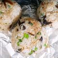 あもamo's cooksnap of when they made 塩サバ焼きおにぎり ♪.