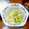 B子chan's cooksnap of when they made 簡単お漬物♪白菜・もやし・昆布和え.