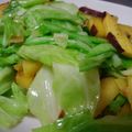 myuna's cooksnap of when they made さつまいもとキャベツのガーリックバター.