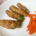 あ～ちゃんさ～ちゃん's cooksnap of when they made ✿油を使わない♬しし唐の豚肉巻き✿.