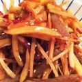 kiwi808's cooksnap of when they made 秋の味 サツマイモ入りきんぴらごぼう.