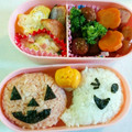 せりりんご's cooksnap of when they made かぼちゃとお化けの簡単ハロウィンデコ弁当.