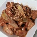 maletaryu's cooksnap of when they made 肉じゃがの翌日は♪残った煮汁で鶏の旨辛煮.