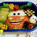 ちほあお's cooksnap of when they made 園児キャラ弁【カーズ】.