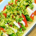 ここあ1335's cooksnap of when they made 手軽に✿トマトとお豆腐のカプレーゼ風✿.