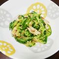クックCLHAKA☆'s cooksnap of when they made サッパリで箸が進む☆鯵ときゅうりの和え物.