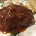 あつみチャン's cooksnap of when they made 炒めない玉葱の煮込みハンバーグ♡.