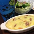 余接20's cooksnap of when they made コーンスープの素で！簡単とろたまドリア.