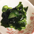 ryogapoco's cooksnap of when they made きゅうりとわかめの酢の物.