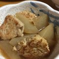 動物母さん's cooksnap of when they made ホッとする味☆鶏つくねと大根の煮物.