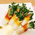 まきろんカフェ's cooksnap of when they made 竹輪とかいわれのサラダ.