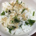 anemonenan's cooksnap of when they made 春菊の混ぜ込みご飯.