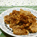 赤い電話's cooksnap of when they made 在庫品のみで❤︎簡単❤︎豚コマ竜田揚げ.