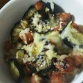 スポボブ's cooksnap of when they made なすとソーセージの炒め物 チーズのせ.