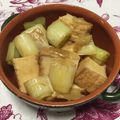 shiori_nu's cooksnap of when they made 厚揚げと長ネギのうま煮.