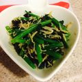クックTW2DMK☆'s cooksnap of when they made 小松菜の栄養たっぷりおひたし☆.