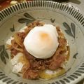 クック1OZ5P5☆'s cooksnap of when they made おうちで激ウマ牛丼！温玉乗せ.
