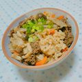 まあまま☆0403's cooksnap of when they made テンメンジャンで☆大人の炊き込みご飯.