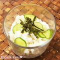 yoco152's cooksnap of when they made しらすときゅうりの白梅酢のお寿司.