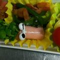 M130018's cooksnap of when they made お弁当② ハムとカイワレ.