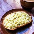 imoky's cooksnap of when they made 朝食に☆かんたん☆おさかなトースト.