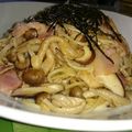 アスカチャチャ's cooksnap of when they made ◆簡単♡きのこのバター醤油スパゲッティ◆.