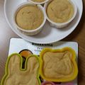 koreaガール's cooksnap of when they made ポリ袋とHMで！きな粉バナナカップケーキ.