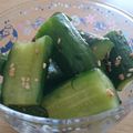 ＊和泉＊'s cooksnap of when they made ぱぱっと簡単ごま油できゅうり漬け.