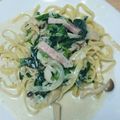 ねここfm's cooksnap of when they made 簡単♪クリームパスタ.