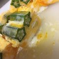 はるか＊ワーママ's cooksnap of when they made おくらと玉子焼き(レンジで).