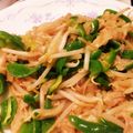 肉じゃがマヨネーズ's cooksnap of when they made もやしとピーマンと豚肉の簡単炒め.