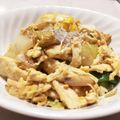 やなつこ's cooksnap of when they made 玉ねぎとささみの卵炒め.