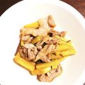 こーちゃん｡'s cooksnap of when they made ご飯もりもり！さつま芋と豚肉の甘辛味噌.