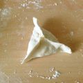 Yokchina's cooksnap of when they made カレー味の揚げ餃子　サモサ風.