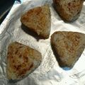 hiro1616's cooksnap of when they made フライパンde簡単☆焼きおにぎり.