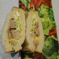 さぁ★たぁ★'s cooksnap of when they made ねぎ入り細切り野菜と焼豚のサンドイッチ.
