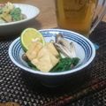 ダイナマイト漆黒's cooksnap of when they made ほうれん草としめじ、油揚げの風味和え.