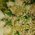 さねはは's cooksnap of when they made おくらの新芽と長いものネバネバ和え.