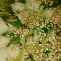 さねはは's cooksnap of when they made おくらの新芽と長いものネバネバ和え.