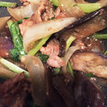 meiyui's cooksnap of when they made 簡単!!豚肉と茄子で生姜焼き.