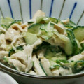 やつはかなん's cooksnap of when they made ささみときゅうりのポン酢マヨ＋スープ.