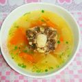 おまめちゃん♥️'s cooksnap of when they made 牛肉ダシダで☆お店のテールスープ♪.