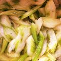 ショコラックマ's cooksnap of when they made レンチン１分☆セロリのピクルス風.