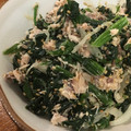 kyobobo's cooksnap of when they made 【簡単】ほうれん草とサバ缶の和え物.