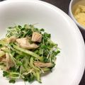 クックALJU50☆'s cooksnap of when they made 簡単✴ヘルシー♥鶏肉とカイワレのサラダ.