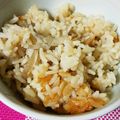 ロコナ's cooksnap of when they made バターが香る＋。°まいたけの炊き込みご飯.