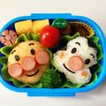 CHA2ai's cooksnap of when they made キャラ弁＊アンパンマン*おむすびまん.