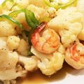 Faiza's cooksnap of when they made 海老とカリフラワーのあんかけ.